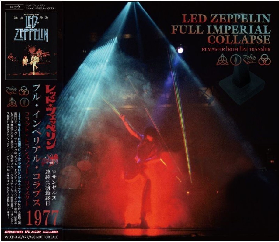 洋楽 LED ZEPPELIN 1977 FULL IMPERIAL COLLAPSE LED ZEPPELIN 1977 FULL IMPERIAL COLLAPSE remaster from flat