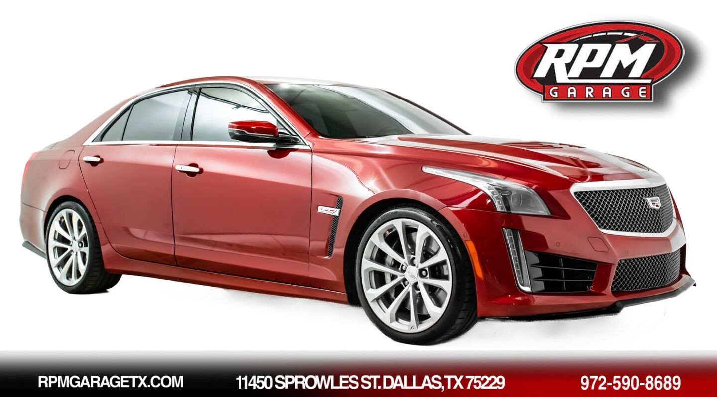 2018 Cadillac CTS-V  42342 Miles Red Sedan 8 Automatic