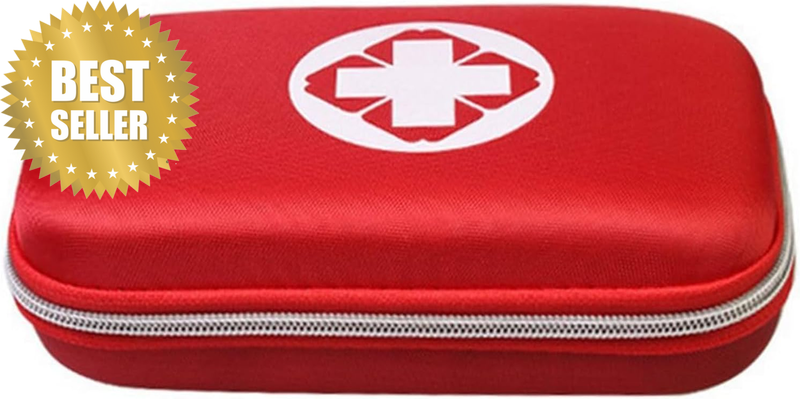 Portable Travel First Aid Kit Bag, Emergency Medical Organizer for Camping Hikin
