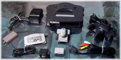 Nintendo 64 N64 Console System, Controller, Rampage 2, w/ Memory EP, Acc, Bundle