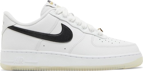 

[DX2305-100] Мужские кроссовки Nike Air Force 1 Low Bronx Origins - обесцвечивание - размер 6, White/black-metallic gold