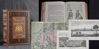 HARTMANN ''Geschichte von Hannover'' 1880 Prachtband