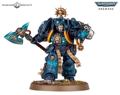Warhammer 40k LEVIATHAN - Space Marine  Librarian in Terminator Armor - NEW NOS
