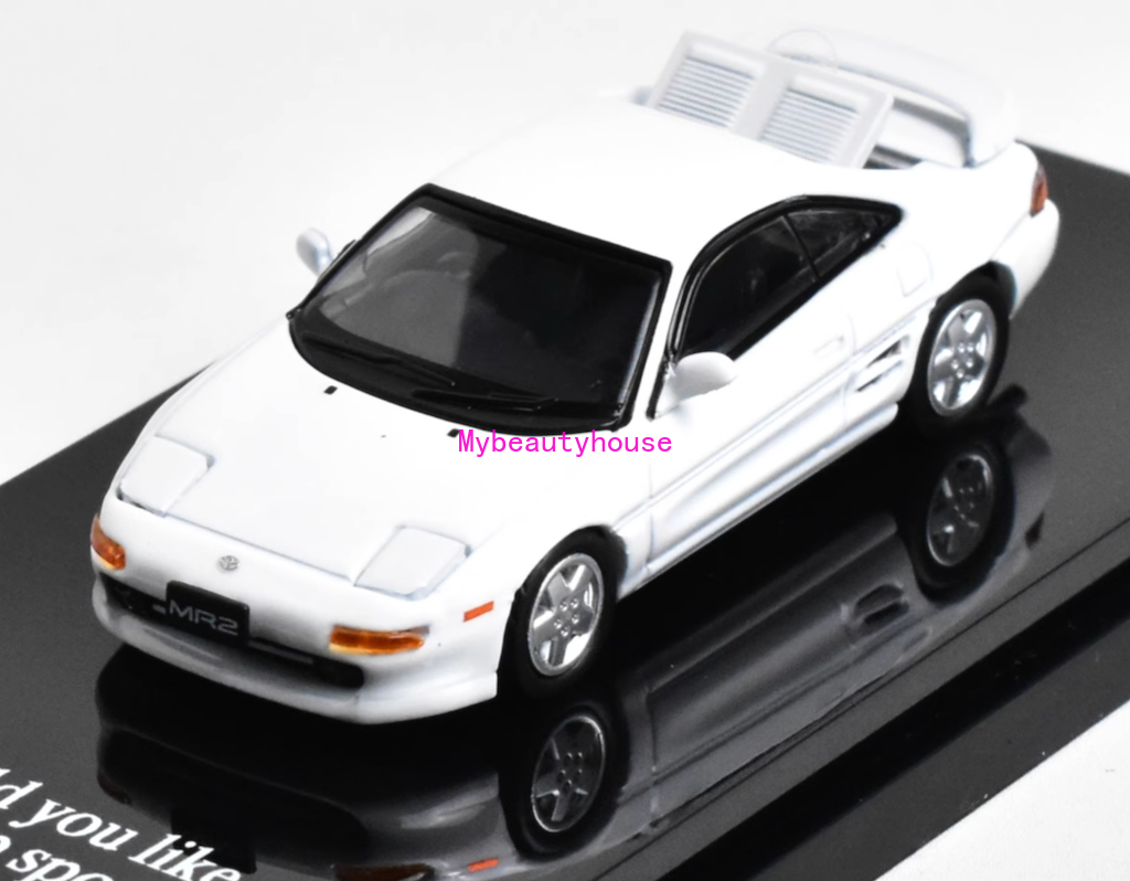 Hobby Japan 1:64 JDM White MR2 GT-S SW20 Sports Model