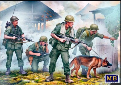 Master Box 35238 Dog Patrol. Vietnam War series Plastic model kit 1/35