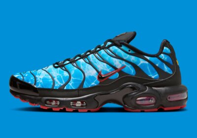 Nike Air Max Plus TN Tuned Shark Attack Baltic Blue Black HQ3824-001 sz 10.5 Men