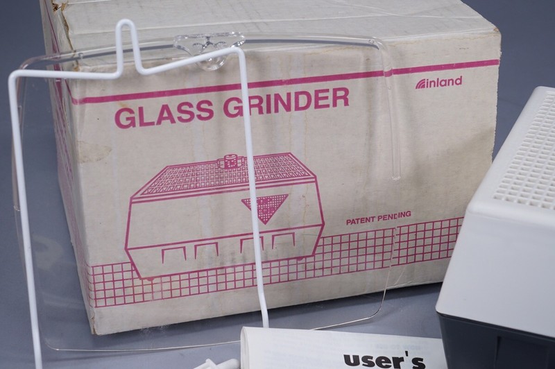 INLAND POP TOP WIZ GLASS GRINDER WHEEL ROUTER W/ BOX & EXTRAS ~ USED ONCE!!!!