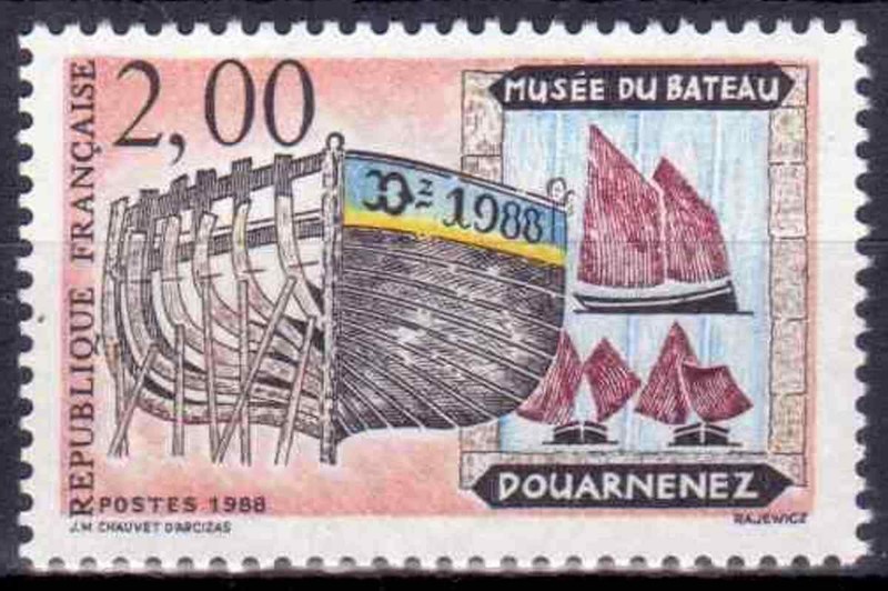 1988 France Timbre Y & T NÂ° 2545 Neuf * * Sans Charniere 