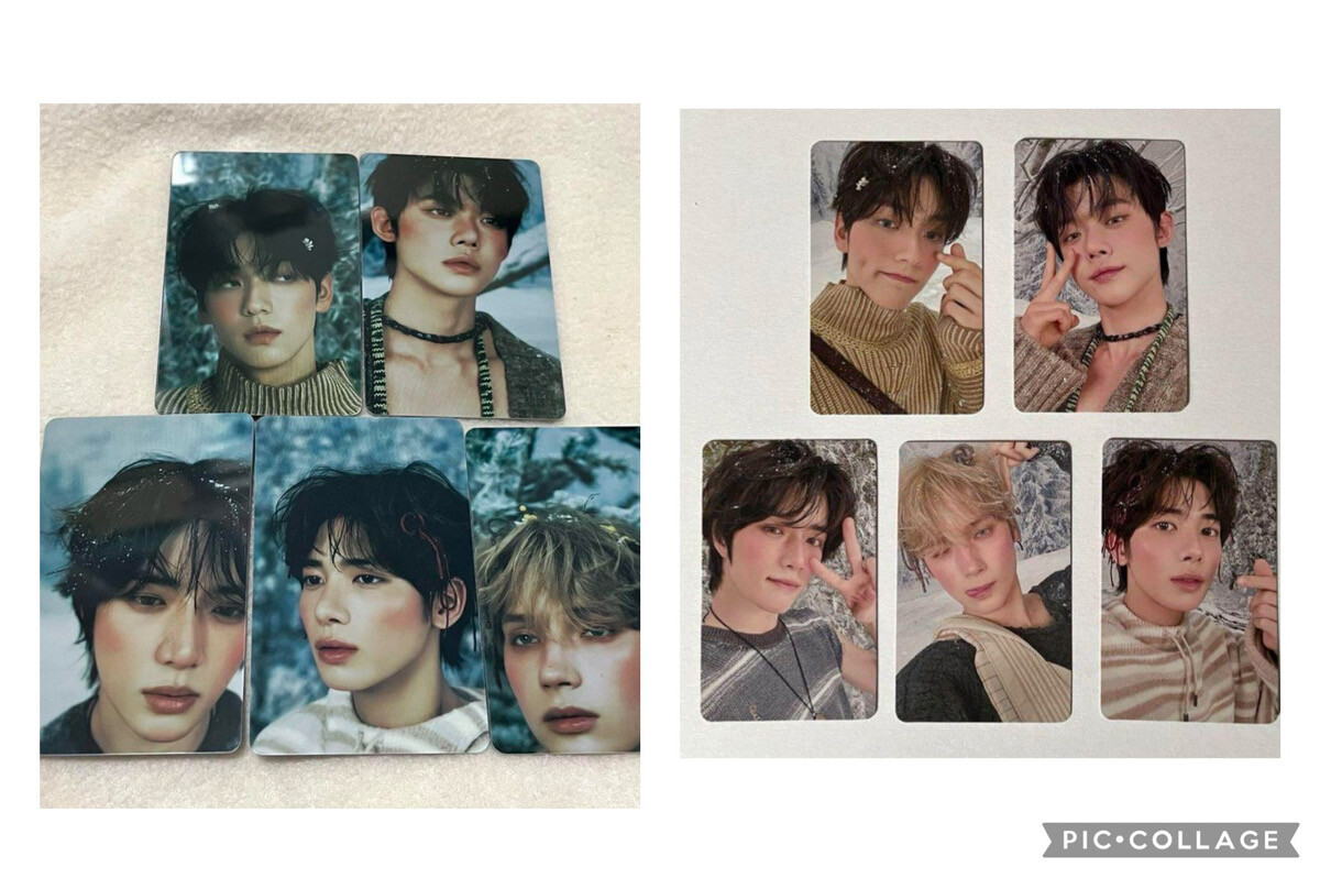 TXT 誓い CHIKAI weverse 特典トレカ 5種コンプセット ✖︎15 TXT 誓い weverseラキドロトレカ 5種コンプセット✖️15