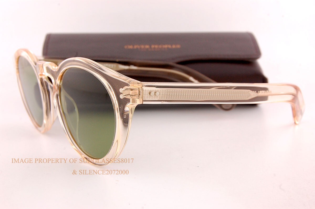 Pre-owned Oliver Peoples Sunglasses Martineaux Ov 5450/su 109452 Buff/green