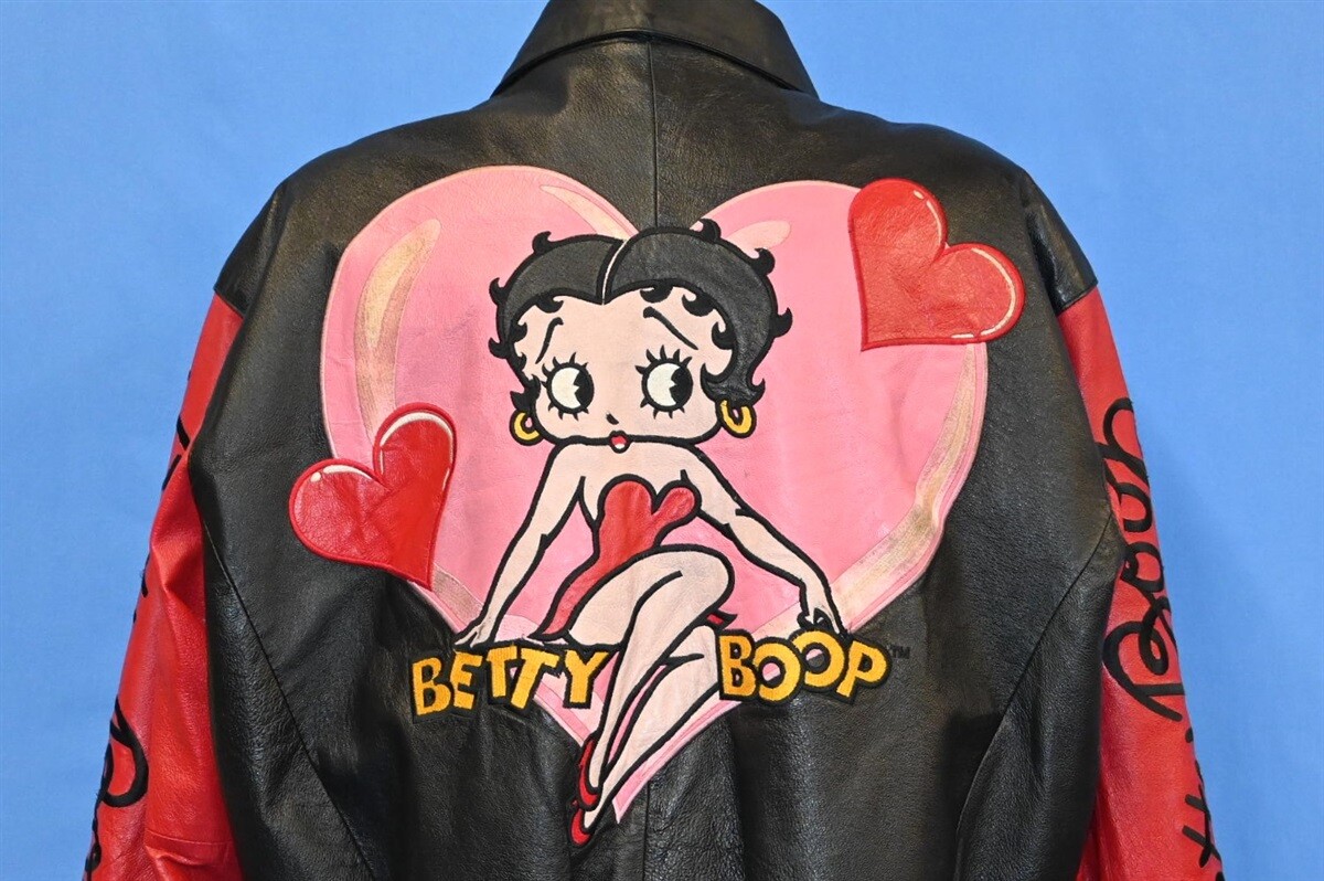 american toons betty boop ヴィンテージ ジャケット vintage 90s BETTY BOOP AMERICAN TOONS EXCELLED ZIP UP