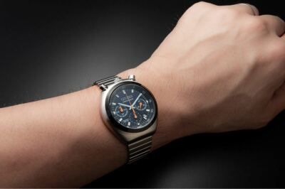 Pre-owned Citizen Record Label Tsuno Chrono An3660-81l Quartz Black Dial Date Chronograph