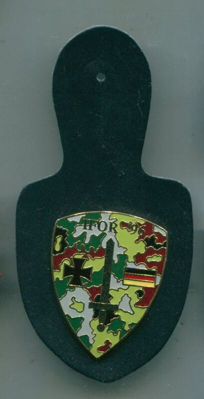 Bundeswehr:Verbandsabzeichen Auf Leder:Ifor 96 (107)