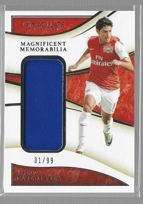 Carlos Vela Arsenal Mexico LAFC 2020 Panini Immaculate Jersey Card