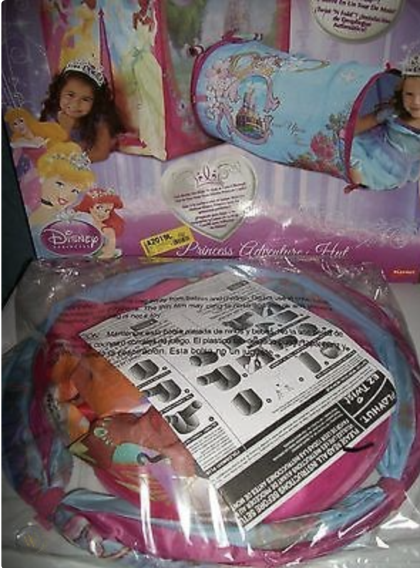 Playhut Disney Princess Discovery Hut Tent and tunnel!!! Brand new!!!