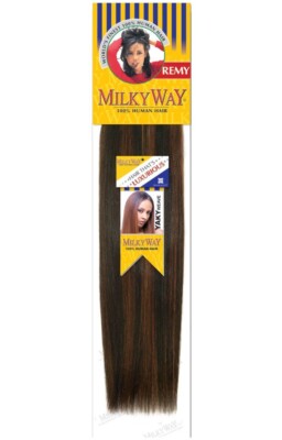 Milky Way(YELLOW)  100% Human Hair Yaki Weave 8'' 10'' 12'' 14'' 16'' 18''