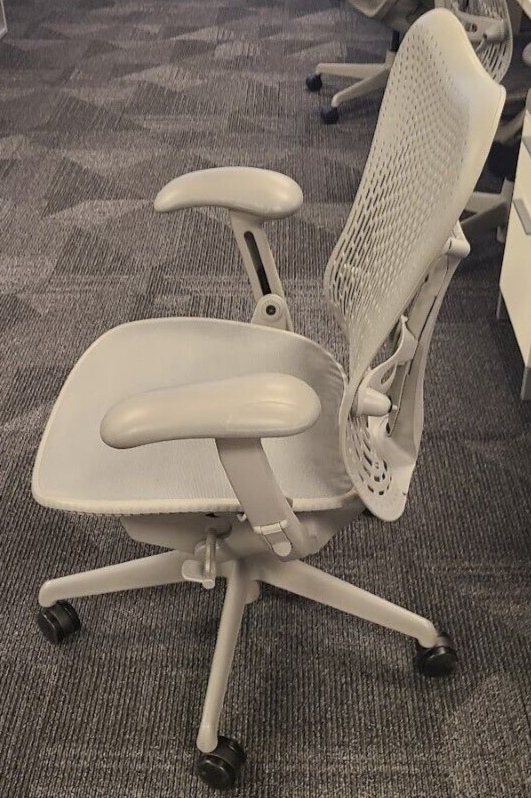 Loaded Herman Miller Mirra® 1 Task Chair Smoke  mesh desk chair office Mirra