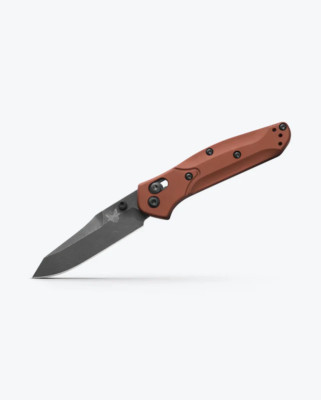 Benchmade Knife Mini Osborne 945BK-03 Black Aluminum CPM Magnacut Pocket Knives
