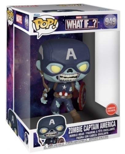 Zombie Captain America #949 Funko Pop GameStop Jumbo Large
