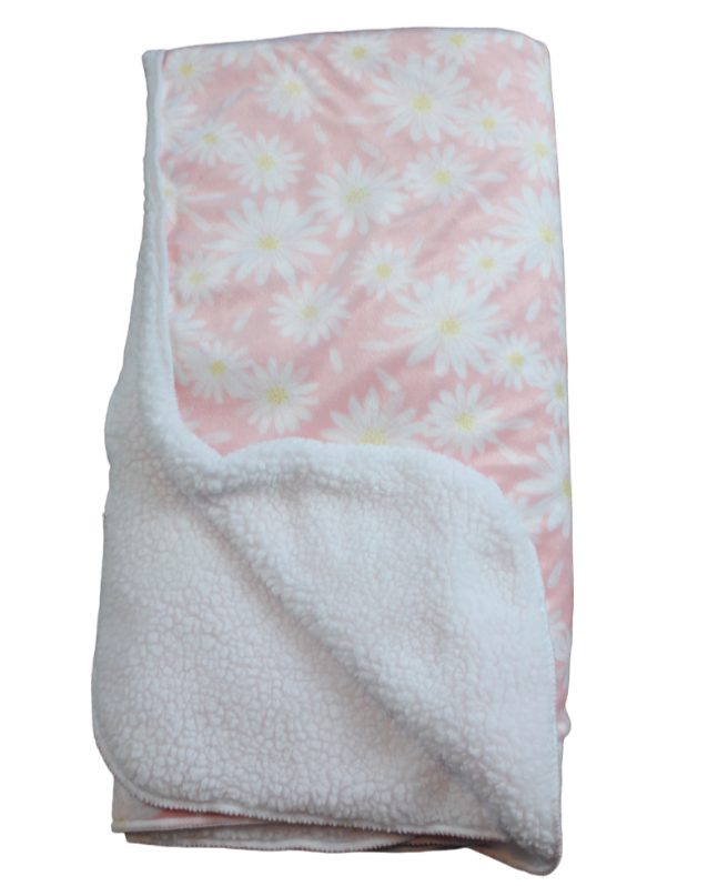 White Sherpa Fleece Infant Girl Excellent Rare