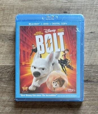 Disney Bolt Blu-ray Disc + DVD + Digital Copy 2009 NEW Factory Sealed FREE SHIP