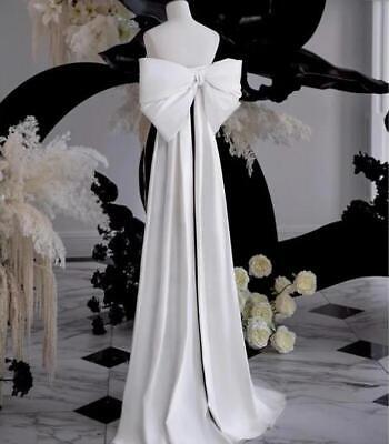 Big Bow for Wedding Dress Satin Bowknots Removeable Bride Dresses Accessories