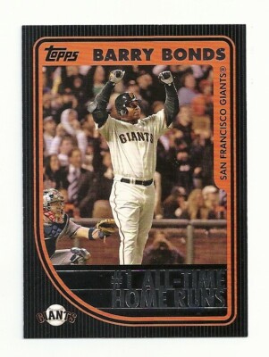 2007 TOPPS UPDATE #HRK - BARRY BONDS  #1 ALL-TIME HOME RUNS #756