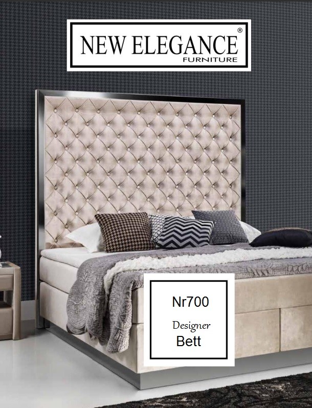 Design Boxspringbett Chesterfield Betten Bett Doppelbett Hotel Luxus