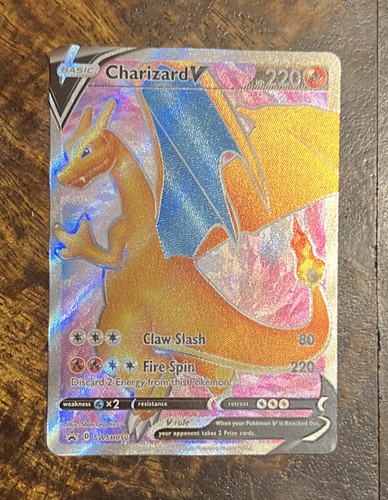 FULL ART Charizard V ULTRA RARE PROMO Pokemon SWSH050
