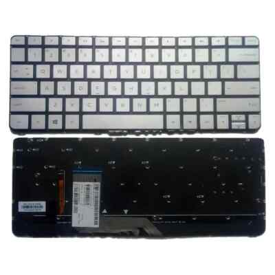 New Silver HP Spectre x360 13'' Keyboard Backlit US 801508-001
