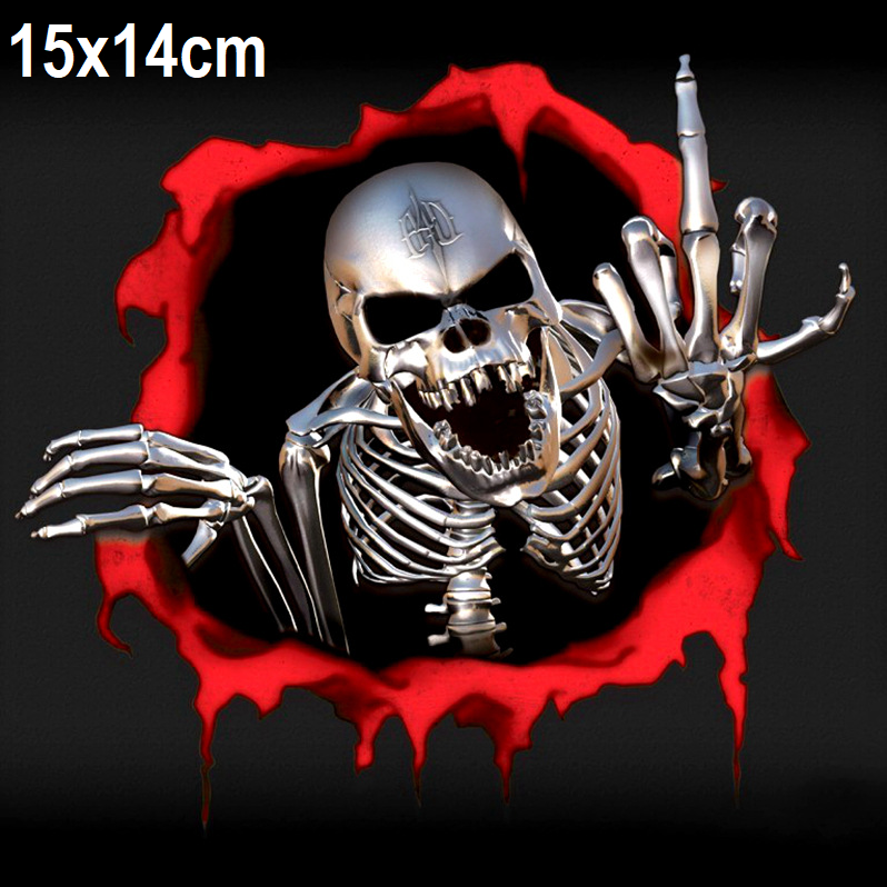 100 Verschiedene Totenkopf-Aufkleber – Bunt, Wasserfest, Ideal Für Halloween & Deko
