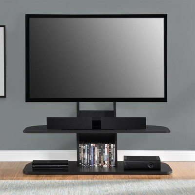 With Mount For Tvs Up To 65'' Wide In Black
