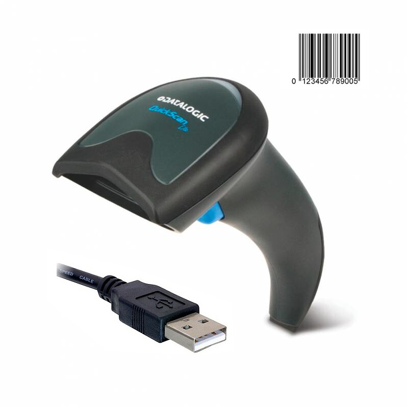 Barcodescanner Barcodescanner Datalogic Quickscan Lite Qw2100 Usb Schwarz