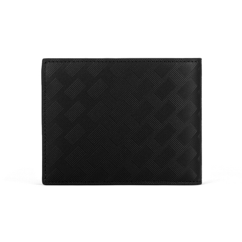 Pre-owned Montblanc Extreme 3.0 Leather Bifold Wallet Purse 6cc Card Holder Case For Men In Black