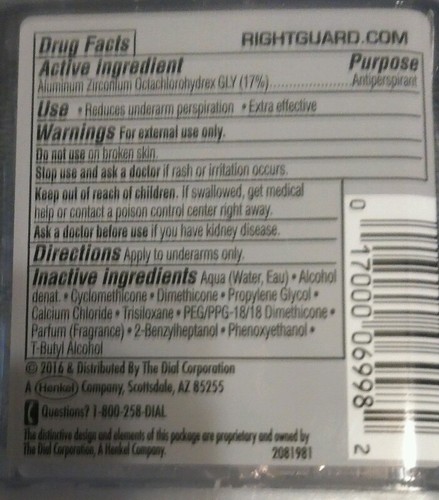 Right Guard Xtreme Defense 5 Fresh Blast 3 oz Gel, TWO Brand New Free Shipping