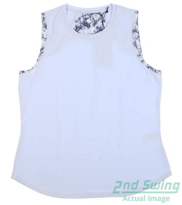 New Womens Zero Restriction Betsy Tank Top Medium M Cloud MSRP $98