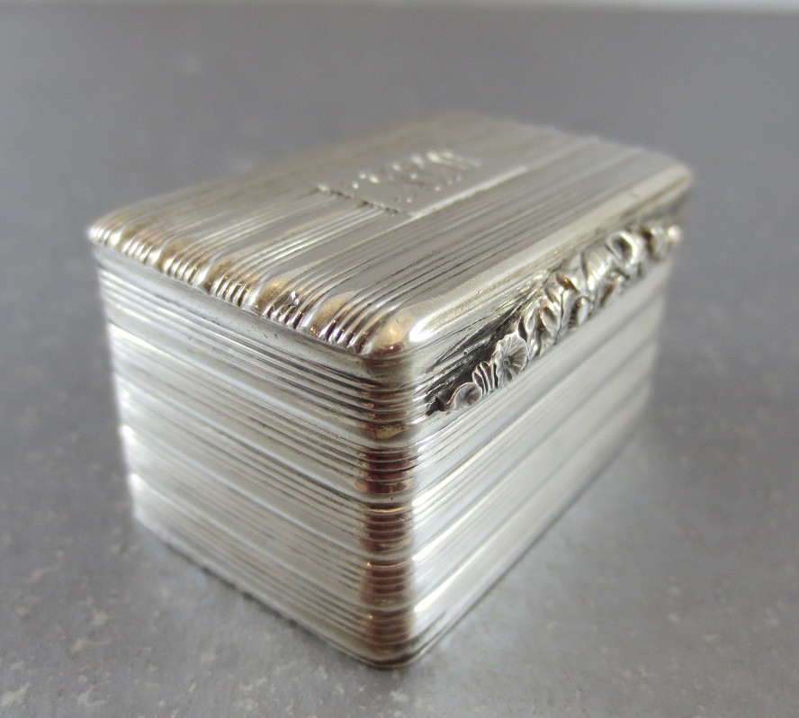 REGENCY STERLING GEORGIAN NUTMEG GRATER. BIRMINGHAM 1819. LOVELY!!