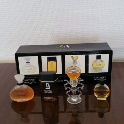 L. A. Loris Azzaro Paris Coffret Collection 4 Miniatures Parfum Vintage