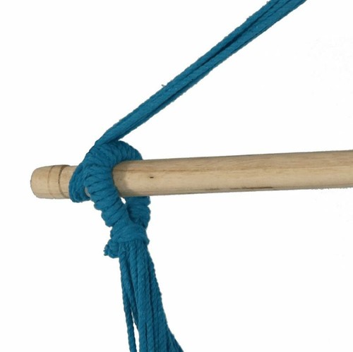 Sunnydaze Decor Ocean Breeze Hanging Hammock Swing with Stand