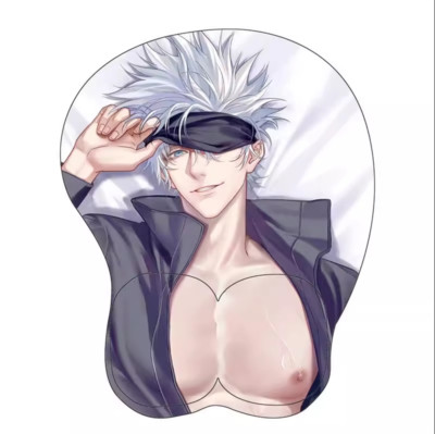 Satoru Gojo Anime 3D Mouse pad Mousepad Wrist Rest Xmas Gift 01