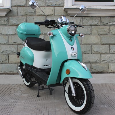 FREE SHIP MAGARI 50 Vintage 49cc Gas Scooter Retro Moped Motor Bike Remote Alarm