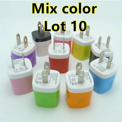  LOT10 USB Wall Charger Plug Home Power Adapter FOR iPhone Samsung Universal
