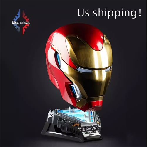 New STOCK Iron Man Mk50 Friday Helmet 1/1 wearable Helmet