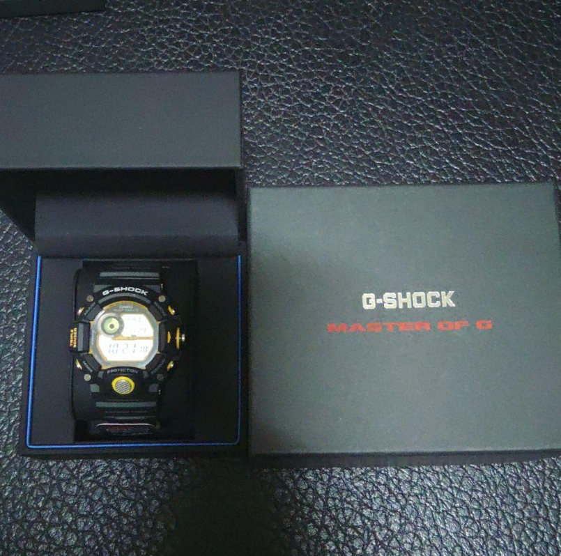 Pre-owned Casio G-shock Gw-9400yj-1jf Black Master Of Rangeman Men's Watch In Box