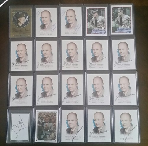 Huge Military Autograph Generals MOH Lot 140 total signatures