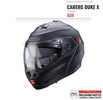 Flip-up/Modular Helmet Caberg Duke X ECE 22.06 Matte Black Size XL 61-62