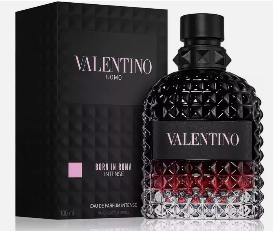 VALENTINO UOMO BORN IN ROMA INTENSE EAU DE PARFUM SPRAY FOR MEN 3.4 Oz / 100 ml