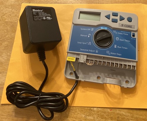 Hunter X-Core 4-Station Zone XC-800i Sprinkler Irrigation Timer Controller blue