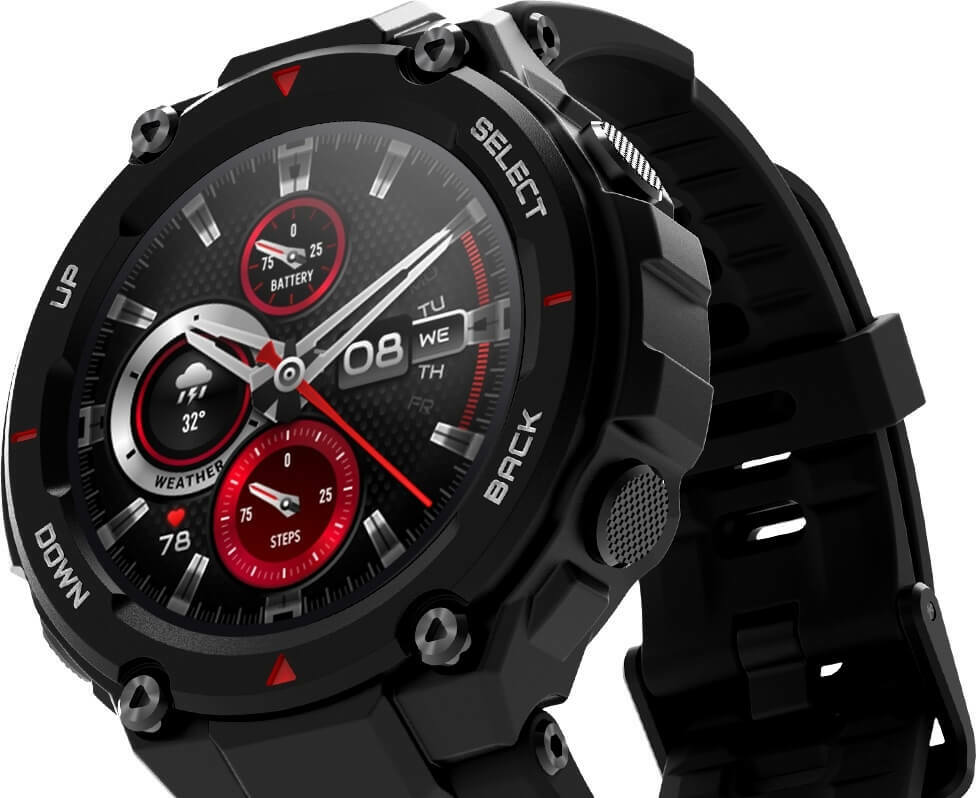 Amazfit T-Rex Military Certifications Rugged Sports Smartwatch - Black | eBay