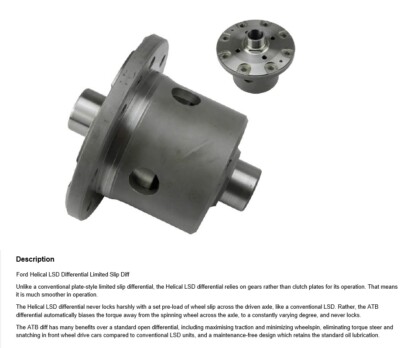 Hinterachs-Sperrdifferential (schwere Achse) FORD Taunus